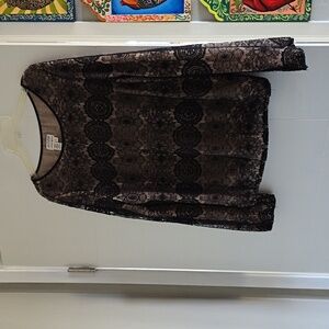 Max studio lace blouse